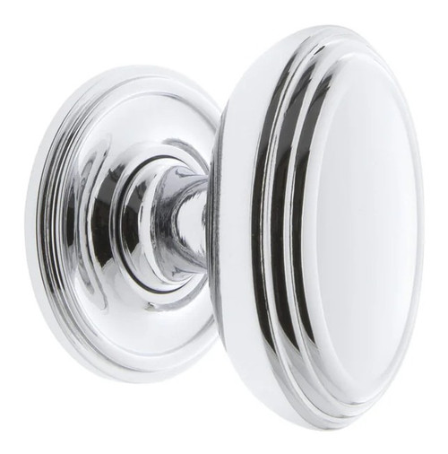 Grandeur Hardware -  Anneau 1-3/4" Cabinet Knob with Georgetown Rosette in Bright Chrome - CKBGEOANN - 804731