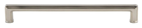 Grandeur Hardware -  Carre 8" Brass Handle Pull on center Polished Nickel - HPLCAR8 - 853483