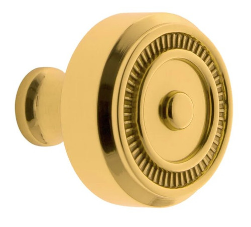 Grandeur Hardware -  Soleil 1-3/8 Cabinet Knob in Lifetime Brass - CKBSOL - 853587