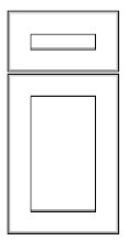 Ideal Cabinetry Sheffield Bianco Sample Door with Backer - SD1515-SBO