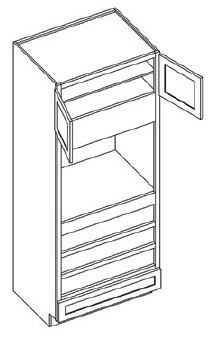 KCD Oslo White Oven Cabinet - OW-OC3396