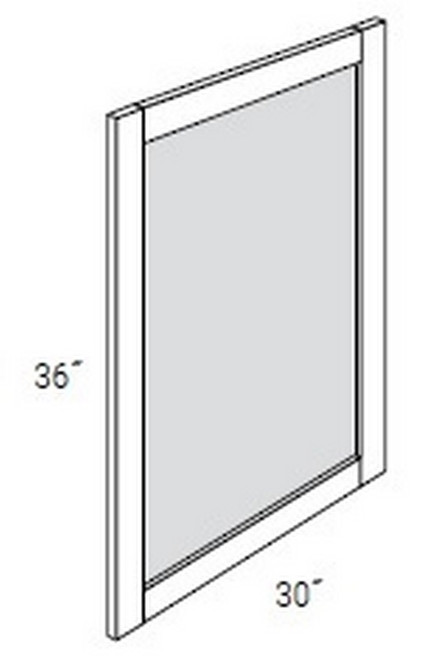 JSI Cabinetry Amesbury Mist Slab Bath Cabinet - MR3036-AM