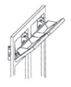 JSI Cabinetry Dover Driftwood Kitchen Cabinet - SB33TILT-DD