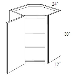 JSI Cabinetry Essex Driftwood Kitchen Cabinet - WDC2742-VED