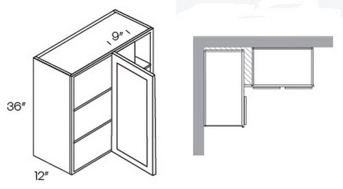 CNC Cabinetry Matrix Silver Laminate Kitchen Cabinet - BLW3930