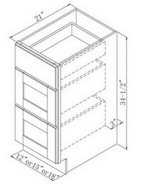 Sunny Wood Products - Shaker Hill - SH1821D