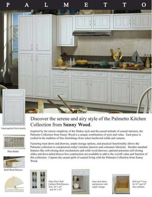 Sunny Wood Products - Palmetto - PMW2730BC
