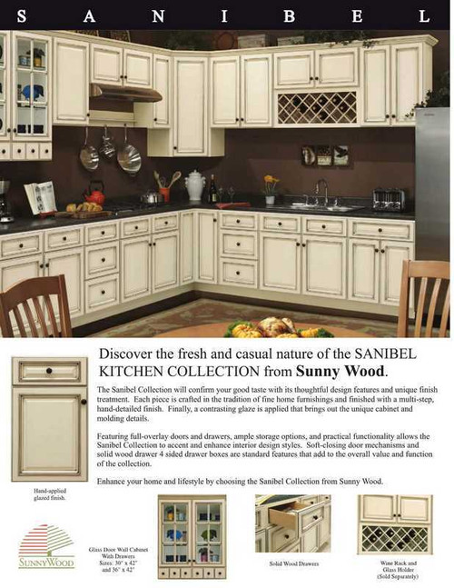 Sunny Wood Products - Sanibel - SLW3042GD4