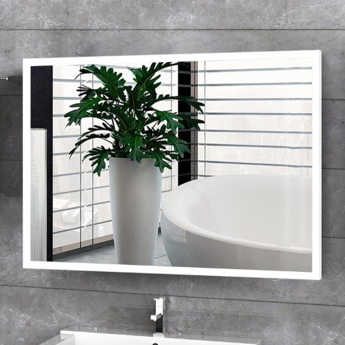 Lexora - Aurorium 36" W x 28" H LED Bathroom Vanity Mirror - LLMAU3628