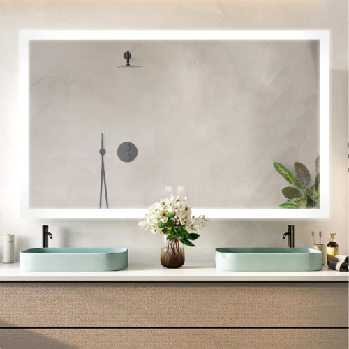 Lexora - Aurorium 72" W x 36" H LED Bathroom Vanity Mirror - LLMAU7236
