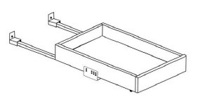 Carriage House Stonebridge Roll Out Tray - 528990-CH-STONEBRIDGE-B15-ROT