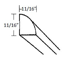 Carriage House Stonebridge Shoe Moulding - 379210-CH-STONEBRIDGE