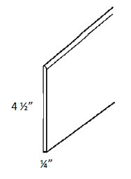 Carriage House Stonebridge Toe Kick Moulding - 379050-CH-STONEBRIDGE