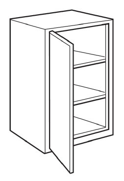 Carriage House Hampton Kitchen Cabinet - 531290-CH-HAMPTON-W1542