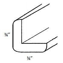 Carriage House Abbott Outside Corner Moulding - 238854-CH-ABBOTT