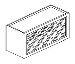 Carriage House Jameson Wine Rack - 405920-CH-JAMESON-WR3018
