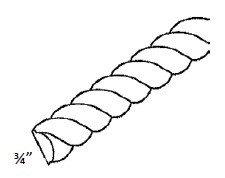 Carriage House Jameson Rope - 406150-CH-JAMESON
