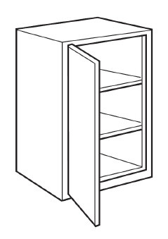 Carriage House Bradford Kitchen Cabinet - 324060-CH-BRADFORD-5-PIECE-W1530