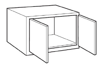 Carriage House Bradford Kitchen Cabinet - 324000-CH-BRADFORD-5-PIECE-W3618