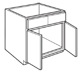 Carriage House Bradford Sink Base Cabinet - 324590-CH-BRADFORD-5-PIECE-SB36