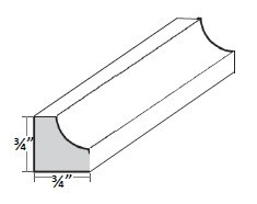 Carriage House Windsor Inside Corner Moulding - 402780-CH-WINDSOR-5-PIECE