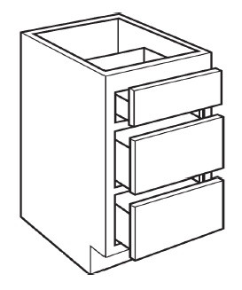 Carriage House Windsor Vanity Drawer Base - 403560-Set-CH-WINDSOR-5-PIECE-VDB12