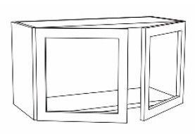 Innovation Cabinetry Maduro Kitchen Cabinet - WMD2418-CR