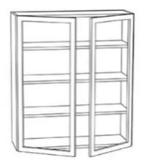 Innovation Cabinetry Storm Gray Kitchen Cabinet - WMD2742-CG