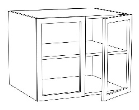 Innovation Cabinetry Storm Gray Kitchen Cabinet - WMD3621-24-CG