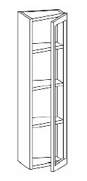 Innovation Cabinetry Storm Gray Kitchen Cabinet - WEAMD1236-CG