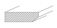 Innovation Cabinetry Emerald Counter Top Edge Molding - UB-CTM8-EM