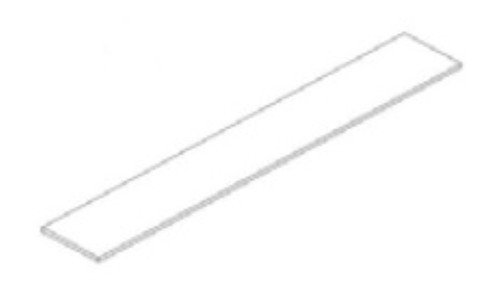 Cabinet Wright Hampton Black Extra Wall Shelf - CW-HB-EXTRA-WALL-SHELF