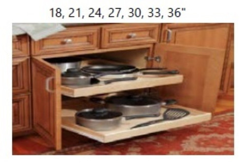 Cabinet Wright Durango Natural Rustic Roll Out Tray - CW-RS-ROT30