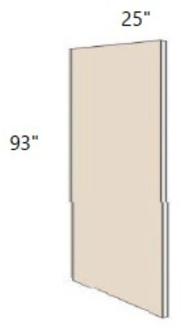 Cabinet Wright Nottingham Knotty Maple Tall Side Panel - CW-KM-TSP2593