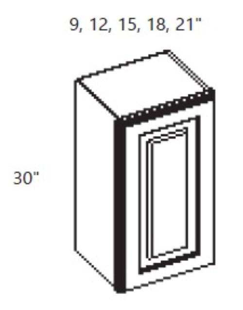 Cabinet Wright Parkhurst Coffee Wall Cabinet - CW-CO-W0930