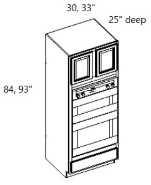 Cabinet Wright Parkhurst Coffee Double-Oven Cabinet - CW-CO-DOC339325