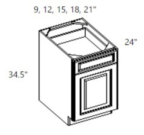 Cabinet Wright Parkhurst Sienna Base Cabinet - CW-PS-B15