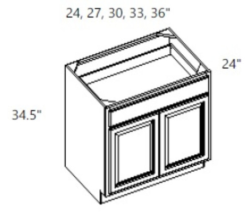 Cabinet Wright Parkhurst Sienna Base Cabinet - CW-PS-B24