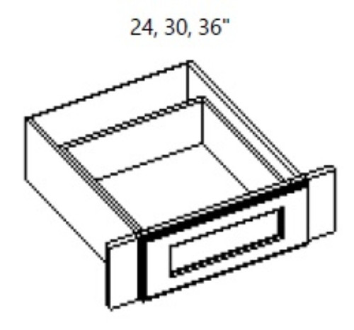 Cabinet Wright Parkhurst Sienna Vanity Desk Drawer - CW-PS-VKD24