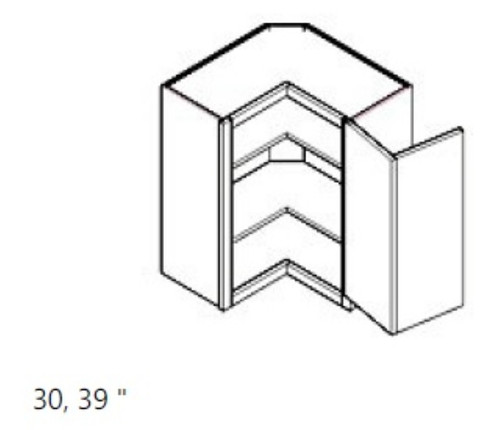 Cabinet Wright Shaker White Wall Easy Reach Cabinet - CW-SW-WEZR2430