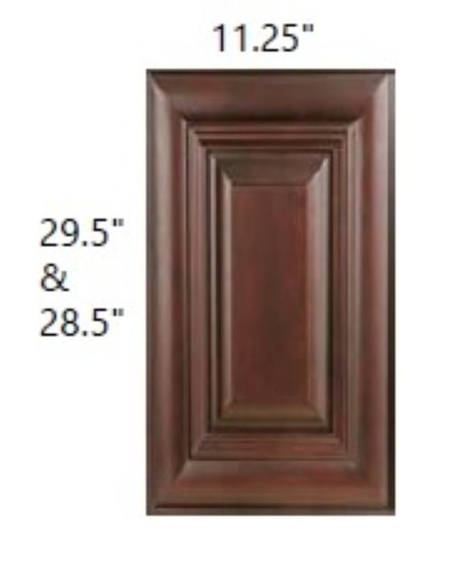 Cabinet Wright Shaker White Matching Wall Side Panel - CW-SW-MWSP39