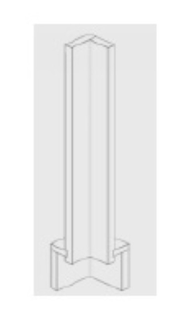 Cabinet Wright Shaker Grey Base Corner Turn - CW-SG-BCT3