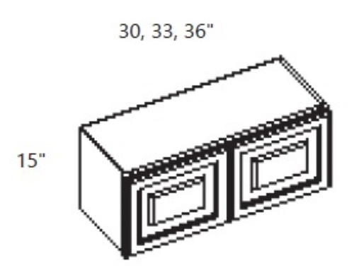 Cabinet Wright Bright White Wall Cabinet - CW-BW-W3315