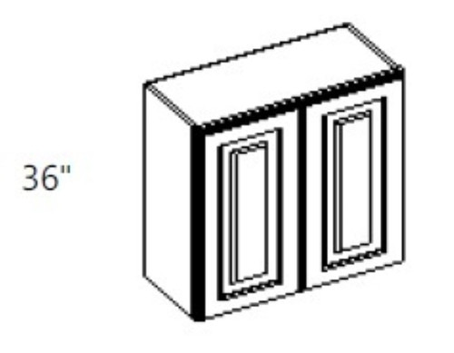 Cabinet Wright Bright White Wall Cabinet - CW-BW-W3036