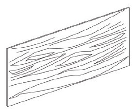 KCD Shaker Sand Back Panel (Long Grain) - SS-BPLG4896