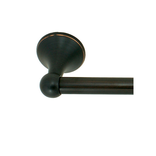 Better Home Products - Waterfront Collection - 24" x 3/4" Towel Bar Set - Dark Bronze - 3324DB