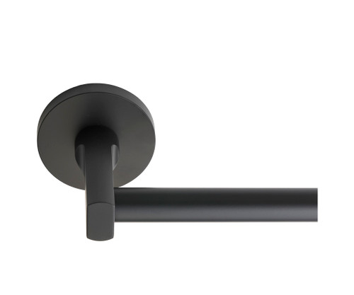 Better Home Products - Baker Beach Collection - 24" x 3/4" Towel Bar Set - Matte Black - 9624BLK