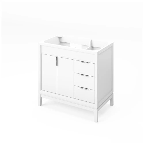 Jeffrey Alexander - Bath Vanity - White - VKITTHE36WHWCR