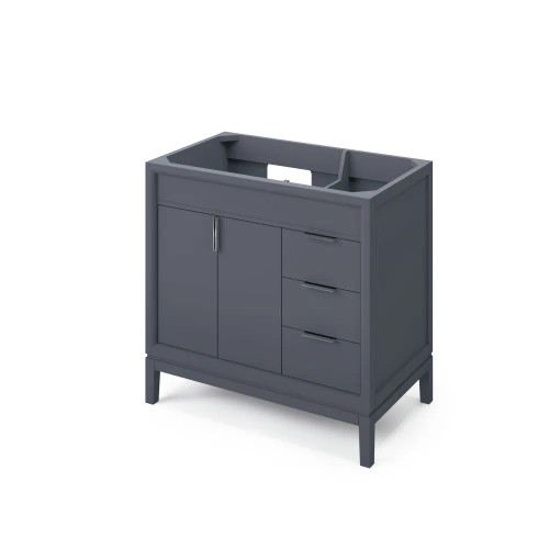 Jeffrey Alexander - Bath Vanity - Blue Steel - VKITTHE36BSBGR