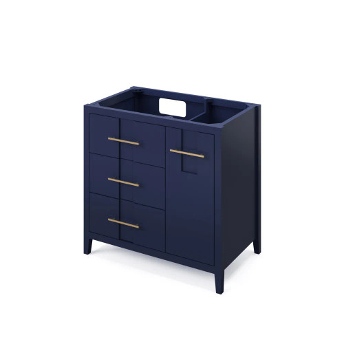 Jeffrey Alexander - Bath Vanity - Hale Blue - VKITKAT36BLWCR